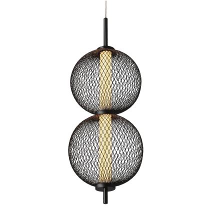 LED pakabinamas šviestuvas PUMA LED/10W/230V Ø 14 cm juodas