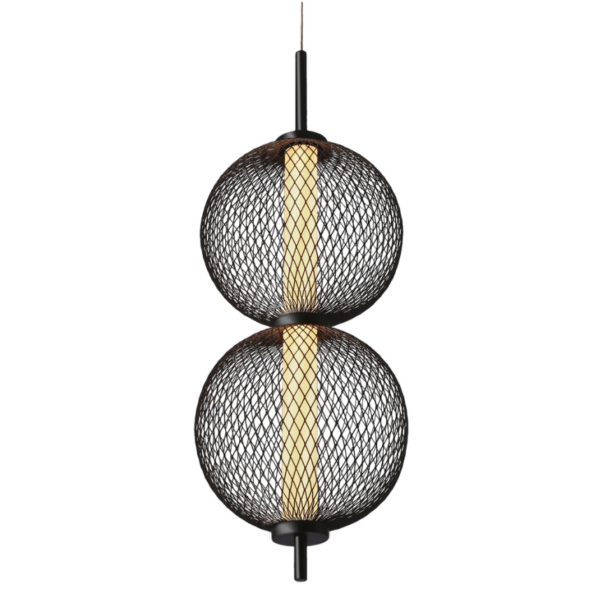 LED pakabinamas šviestuvas PUMA LED/10W/230V Ø 14 cm juodas