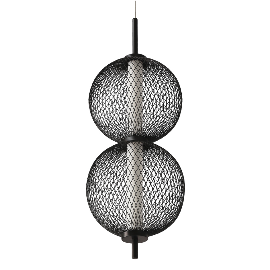 LED pakabinamas šviestuvas PUMA LED/10W/230V Ø 14 cm juodas