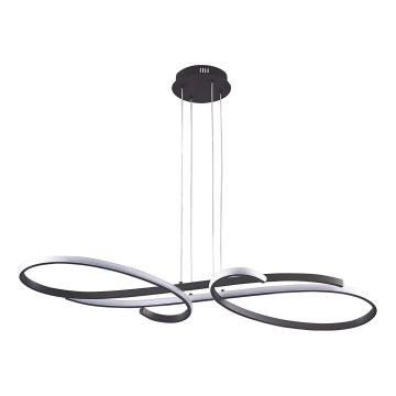 LED pakabinamas šviestuvas su laidu VIOLIN LED/40W/230V juodas