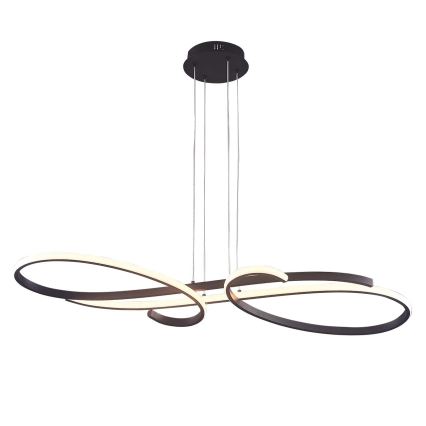LED pakabinamas šviestuvas su laidu VIOLIN LED/40W/230V juodas