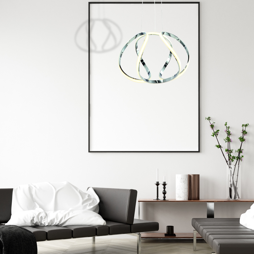 LED pakabinamas šviestuvas su trosu GLOBE LED/50W/230V