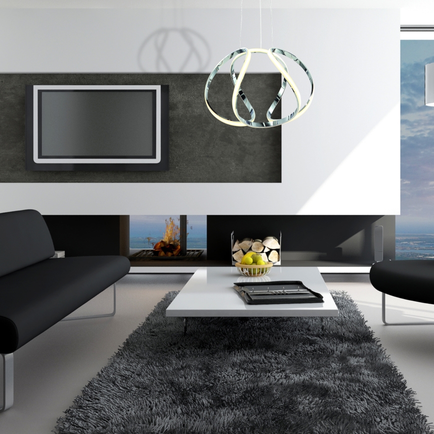 LED pakabinamas šviestuvas su trosu GLOBE LED/50W/230V