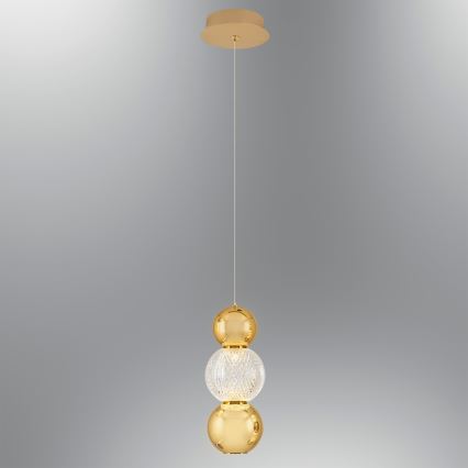 LED pakabinamasis šviestuvas CREMONA LED/5W/230V 3000K auksinis
