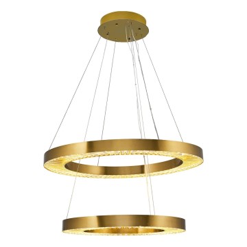 LED pakabinamasis šviestuvas JESI LED/140W/230V 3000K 100 cm bronzinė