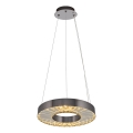 LED pakabinamasis šviestuvas JESI LED/35W/230V 3000K Ø 40 cm sidabrinis