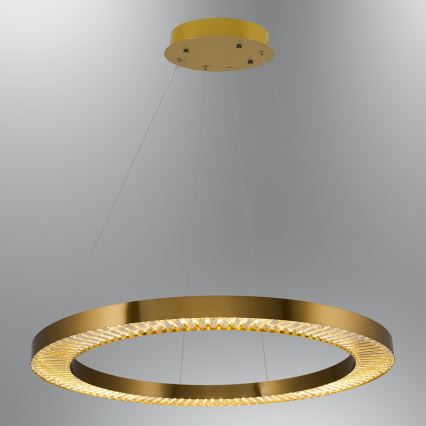 LED Pakabos šviestuvas JESI LED/90W/230V 3000K diametras 100 cm bronzas
