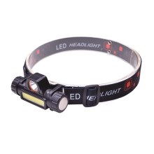 LED pakraunamas galvos šviestuvas LED/3W/COB/USB