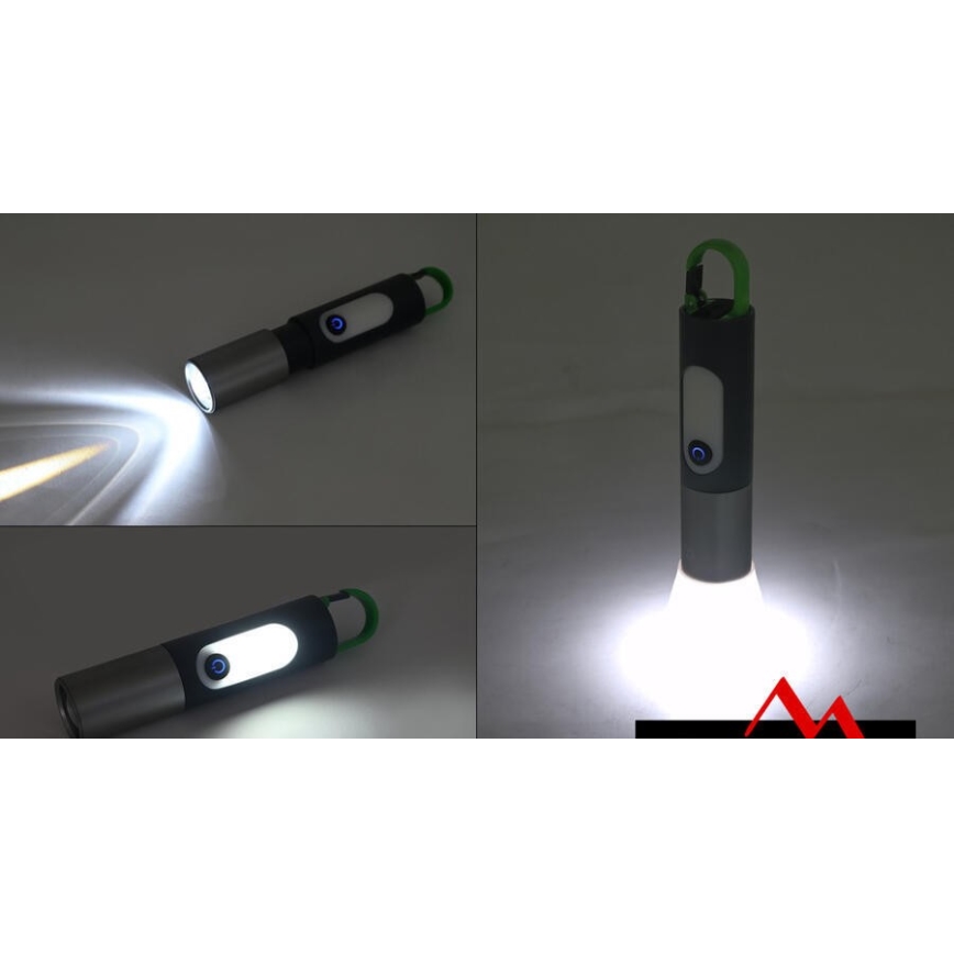 LED pakraunamas žibintuvėlis LED/10W/3,7V 750 lm 10h