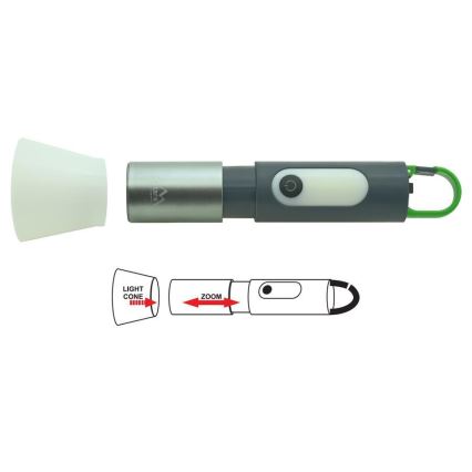 LED pakraunamas žibintuvėlis LED/10W/3,7V 750 lm 10h
