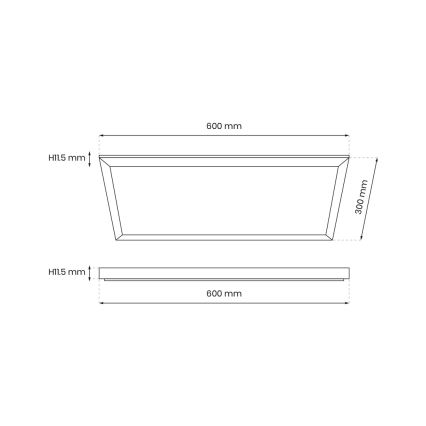 LED panelė LED/24W/230V 4000K