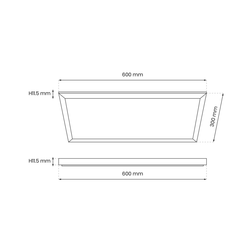 LED panelė LED/24W/230V 4000K