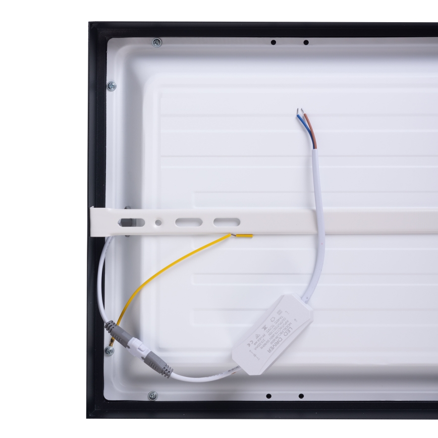 LED panelė LED/36W/230V 4000K 30x60 cm juoda
