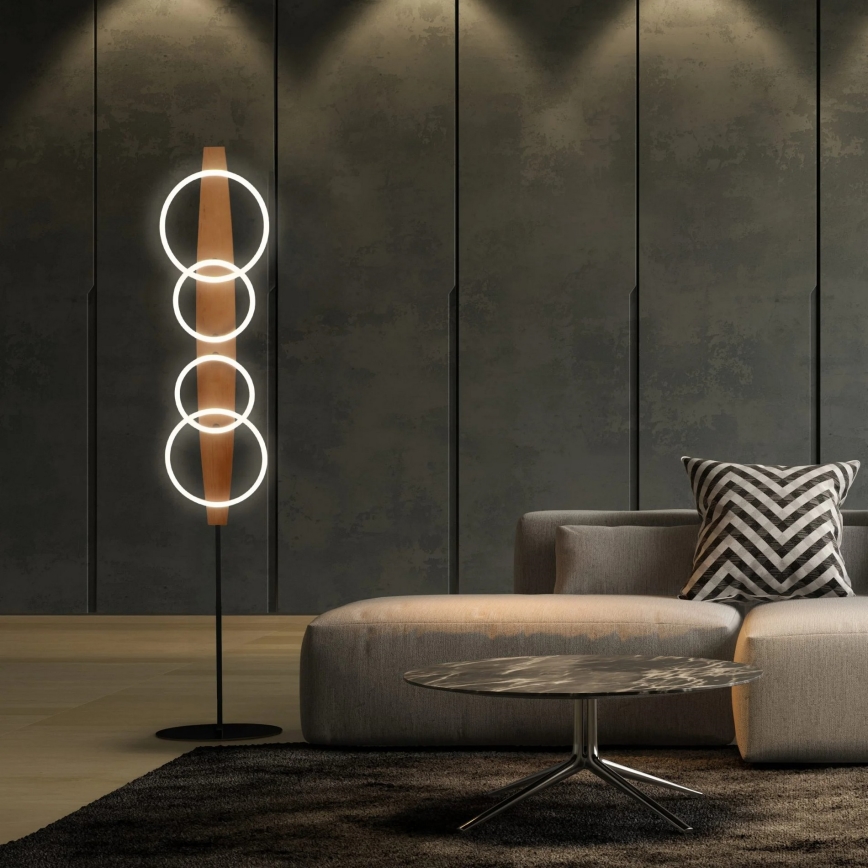 LED Pastatoma lempa MELISA LED/25W/230V pušis