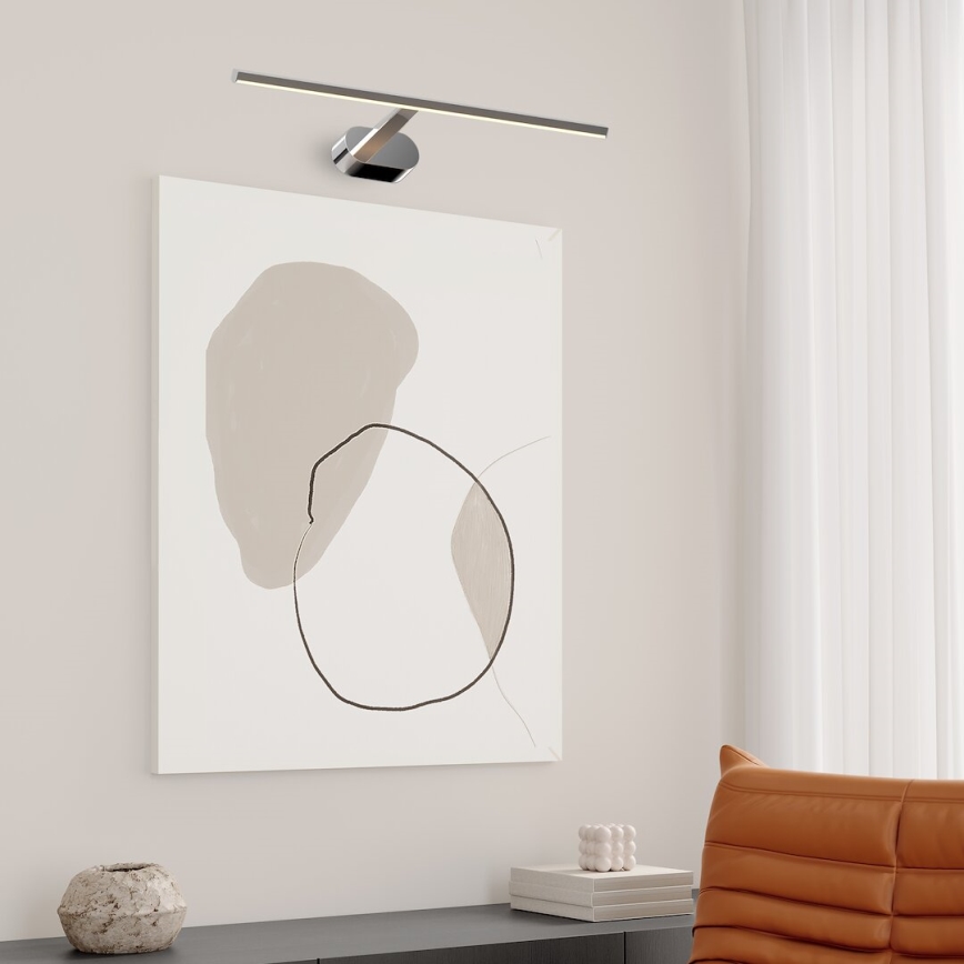 LED paveiklo šviestuvas PRADO LED/11W/230V blizgus chromas