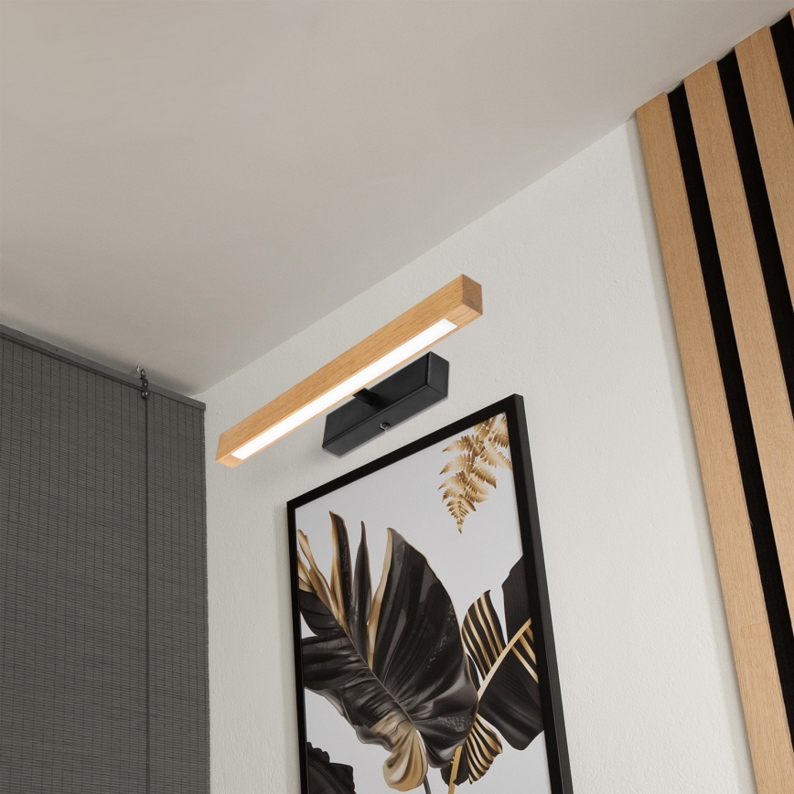 LED paveikslų šviestuvas VERDE LED/5,5W/230V 3000K 46 cm ąžuolas/juodas