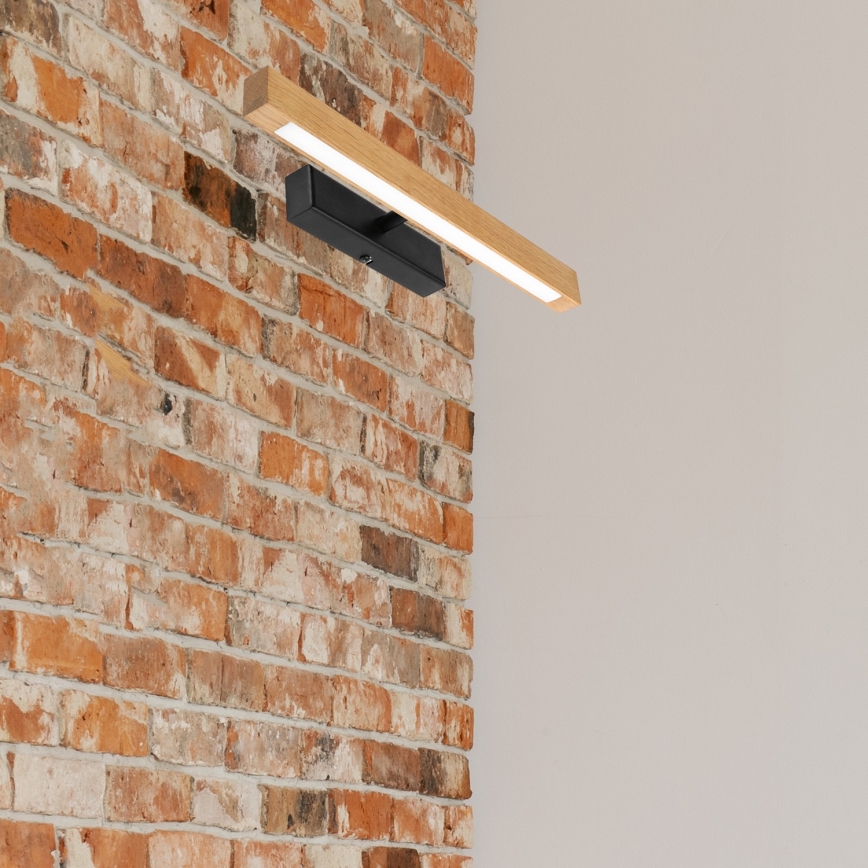 LED paveikslų šviestuvas VERDE LED/5,5W/230V 3000K 46 cm ąžuolas/juodas