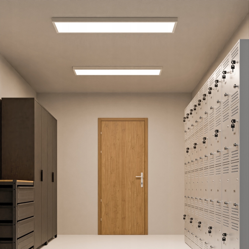 LED Paviršinė panelė LED/60W/230V 30x120 cm balta