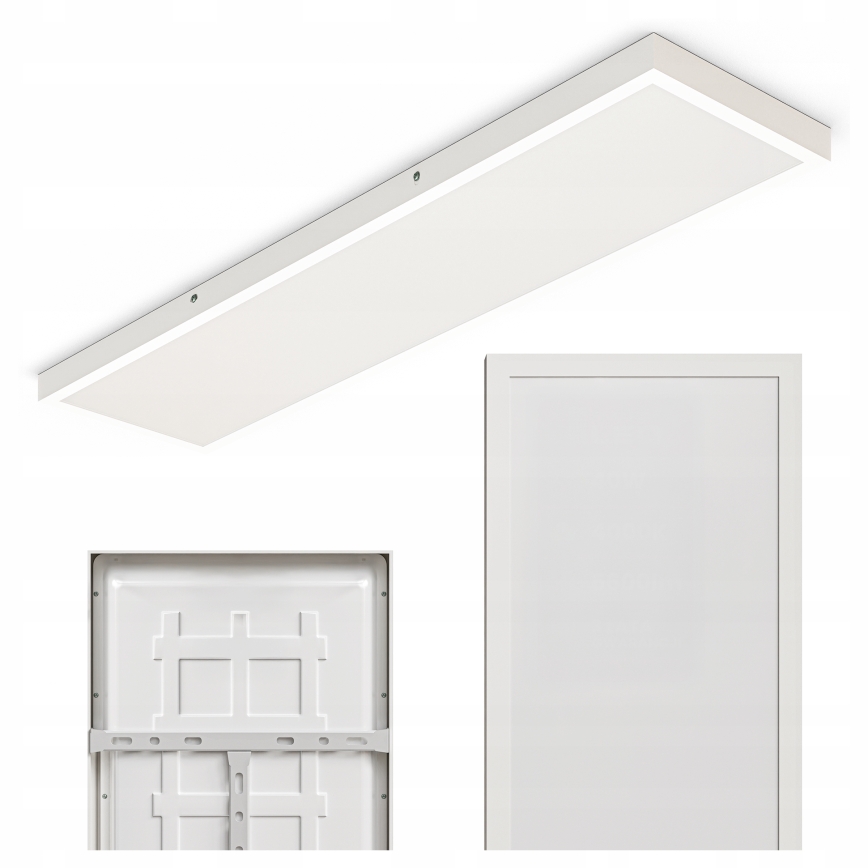 LED Paviršinė panelė LED/60W/230V 30x120 cm balta
