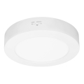 LED paviršinis/įleidžiamas 2in1 panelis LED/12W/230V 3000/4000/6000K Ø17 cm IP54 balta