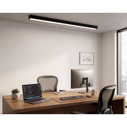 LED paviršinis/pakabinamas šviestuvas ant laido LED/44W/230V 4000K 120 cm juodas