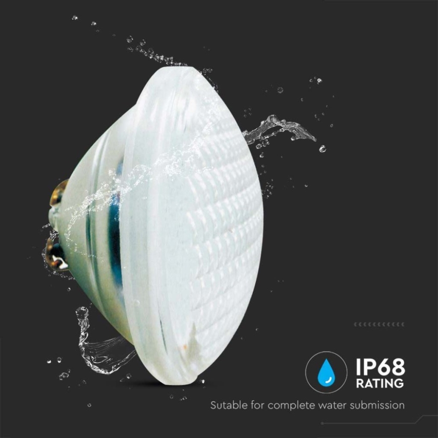 LED Plaukimo baseino lemputė LED/25W/12V IP68 6500K