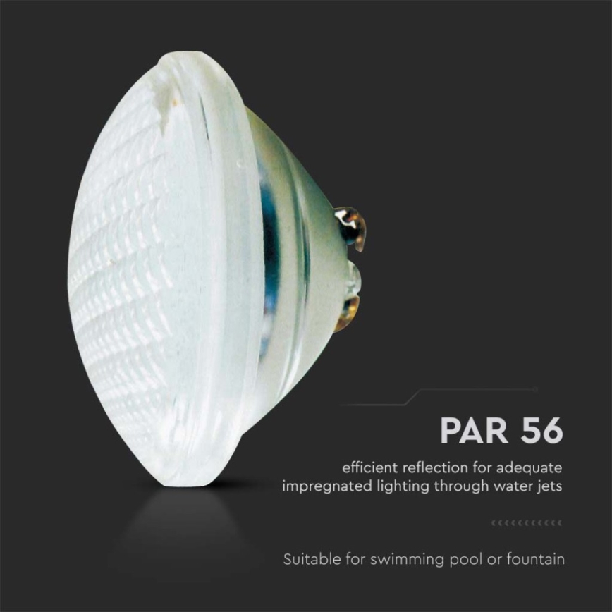 LED Plaukimo baseino lemputė LED/25W/12V IP68 6500K