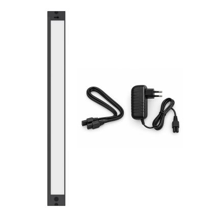 LED šviestuvas po spintelės LED/18W/230V 2700/3000/4000/5000/5700K 60 cm juodas