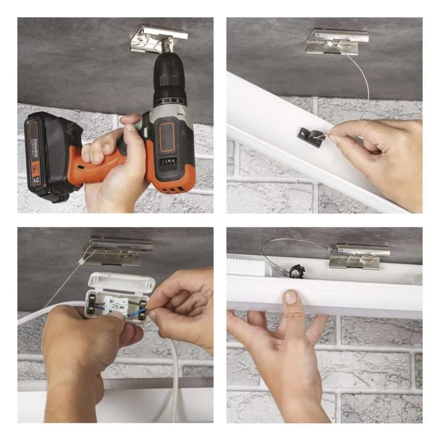 LED po spintelės šviestuvas LED/20W/230V 4000K 60 cm