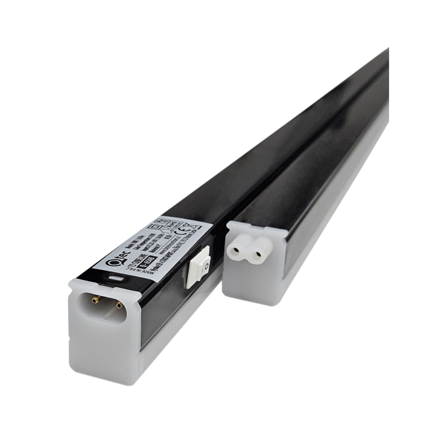 LED po spintelės šviestuvas TUBE LED/18W/230V 120 cm juodas