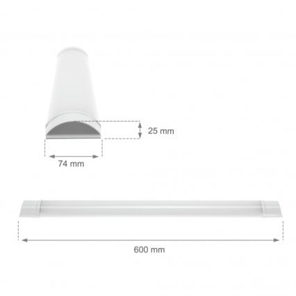 LED po spintelės šviestuvas VIGA LED/14W/230V 6000K balta