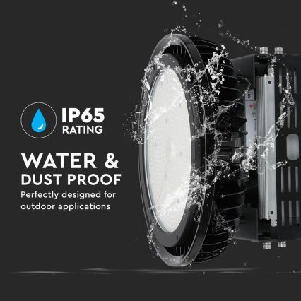 LED reguliuojamas pramoninis šviestuvas High Bay LED/500W/230V 4000K IP65 juodas