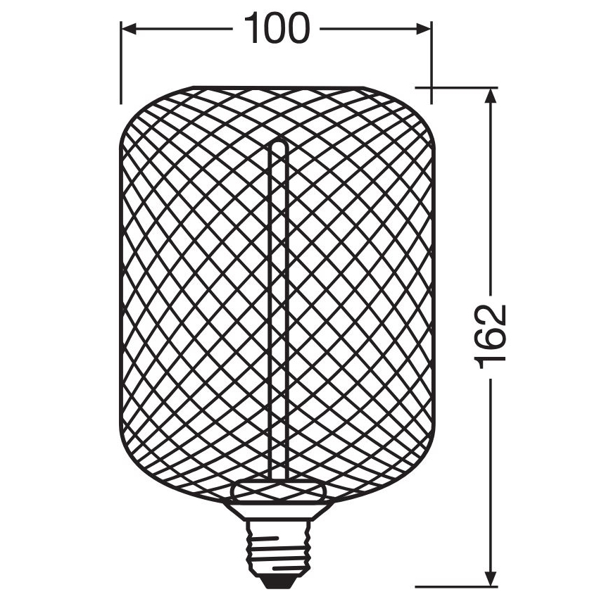LED pritemdoma elektros lemputė DECOR FILAMENT E27/3,5W/230V 1800K auksas - Osram