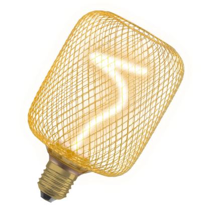 LED pritemdoma elektros lemputė DECOR FILAMENT E27/3,5W/230V 1800K auksas - Osram