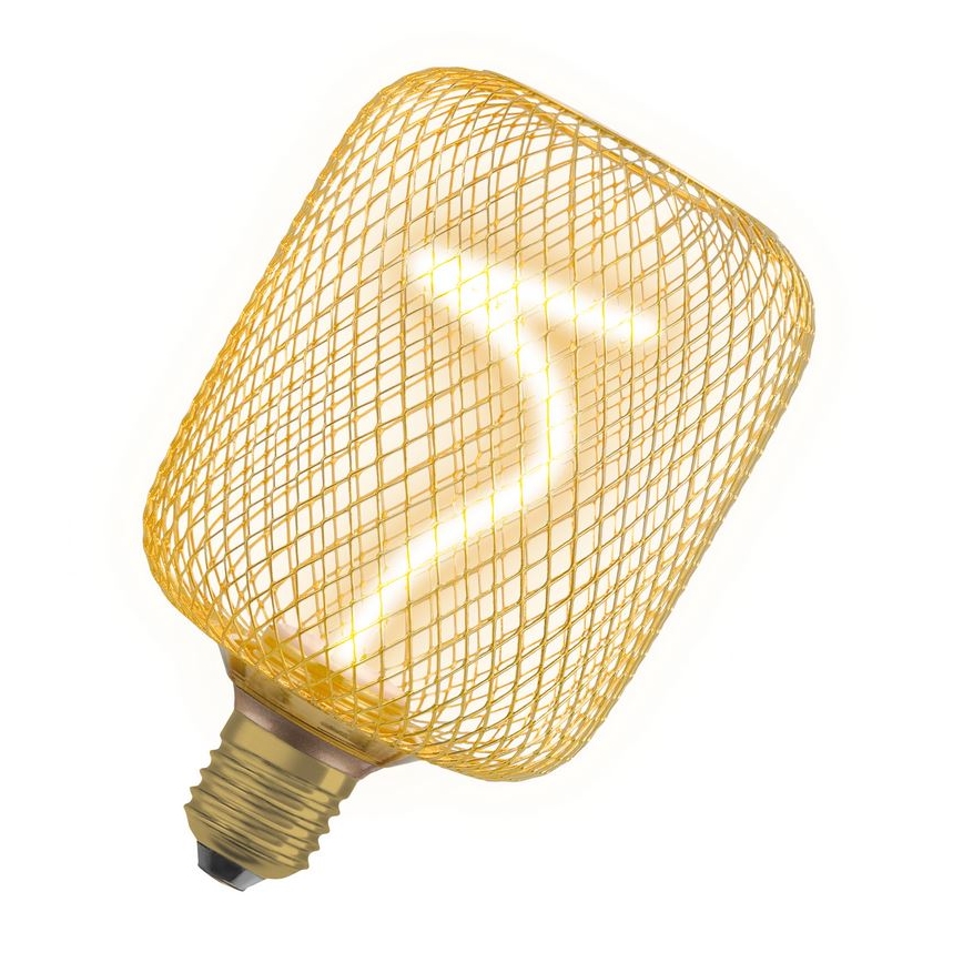 LED pritemdoma elektros lemputė DECOR FILAMENT E27/3,5W/230V 1800K auksas - Osram
