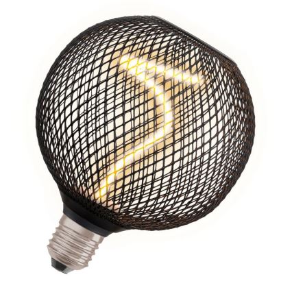 LED pritemdoma elektros lemputė DECOR FILAMENT G125 E27/3,5W/230V 1800K juoda - Osram