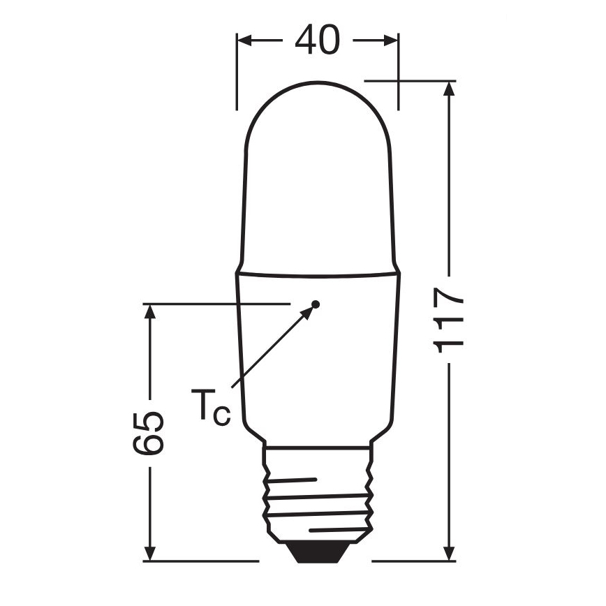 LED pritemdoma elektros lemputė E27/11W/230V 6500K CRI 90 - Osram