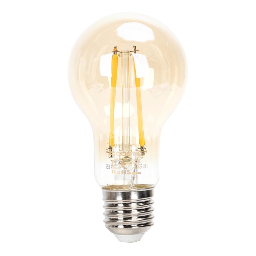 LED pritemdoma elektros lemputė FILAMENT A60 E27/6W/230V 2200K - Aigostar