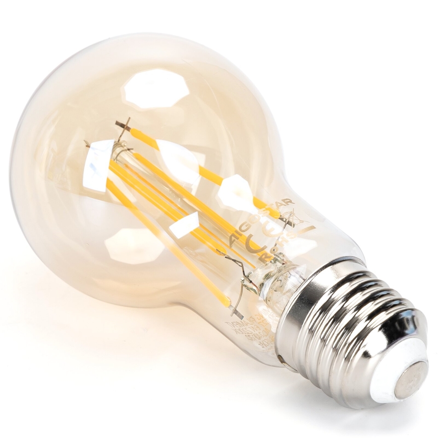 LED pritemdoma elektros lemputė FILAMENT A60 E27/6W/230V 2200K - Aigostar