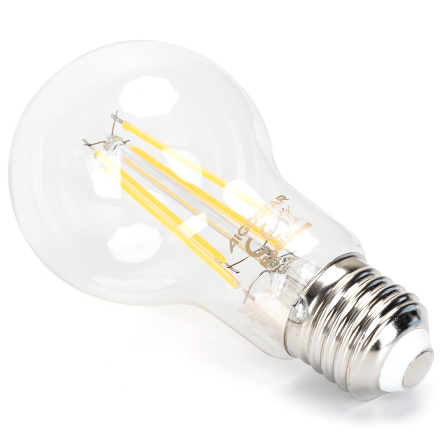 LED pritemdoma elektros lemputė FILAMENT A60 E27/6W/230V 2700K - Aigostar