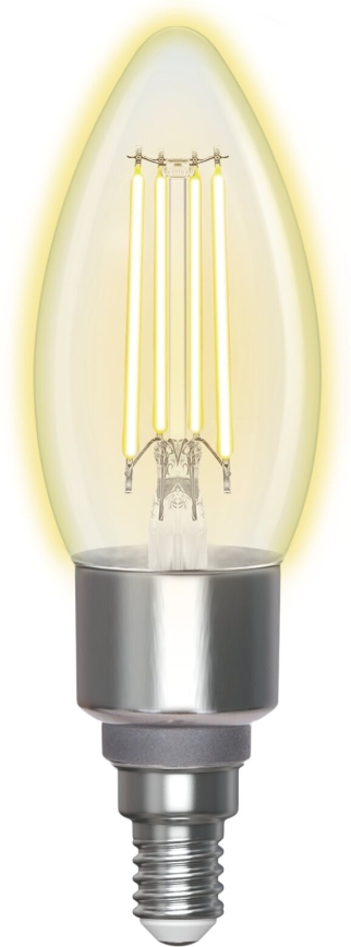 LED pritemdoma elektros lemputė FILAMENT C35 E14/4,5W/230V 2700-6500K Wi-Fi - Aigostar