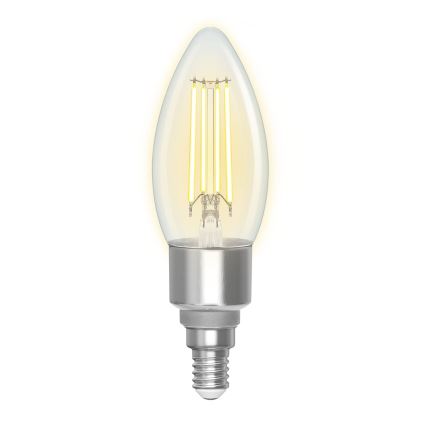 LED pritemdoma elektros lemputė FILAMENT C35 E14/4,5W/230V 2700-6500K Wi-Fi - Aigostar