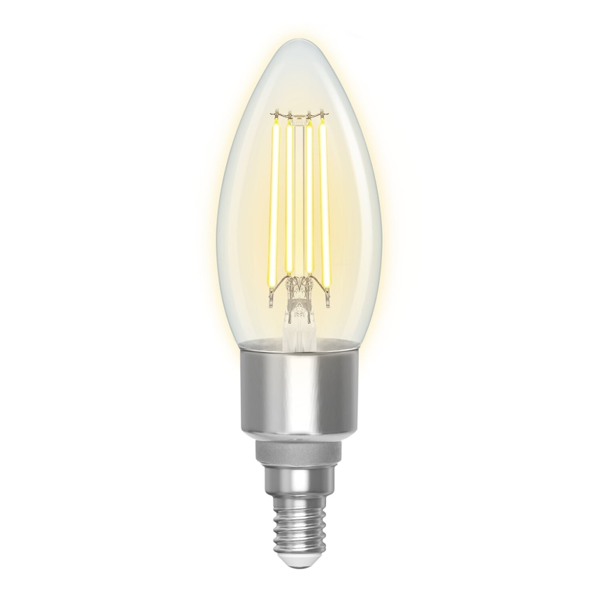 LED pritemdoma elektros lemputė FILAMENT C35 E14/4,5W/230V 2700-6500K Wi-Fi - Aigostar