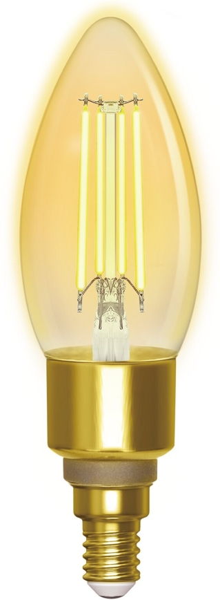 LED pritemdoma elektros lemputė FILAMENT C35 E14/4,5W/230V 2700-6500K Wi-Fi - Aigostar