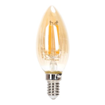LED pritemdoma elektros lemputė FILAMENT C35 E14/4W/230V 2200K - Aigostar