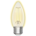 LED pritemdoma elektros lemputė FILAMENT C35 E27/4,5W/230V 2700-6500K Wi-Fi - Aigostar