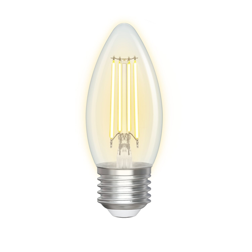 LED pritemdoma elektros lemputė FILAMENT C35 E27/4,5W/230V 2700-6500K Wi-Fi - Aigostar