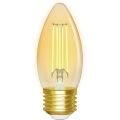 LED pritemdoma elektros lemputė FILAMENT C35 E27/4,5W/230V 2700-6500K Wi-Fi - Aigostar