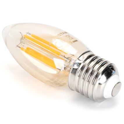 LED pritemdoma elektros lemputė FILAMENT C35 E27/4W/230V 2200K - Aigostar