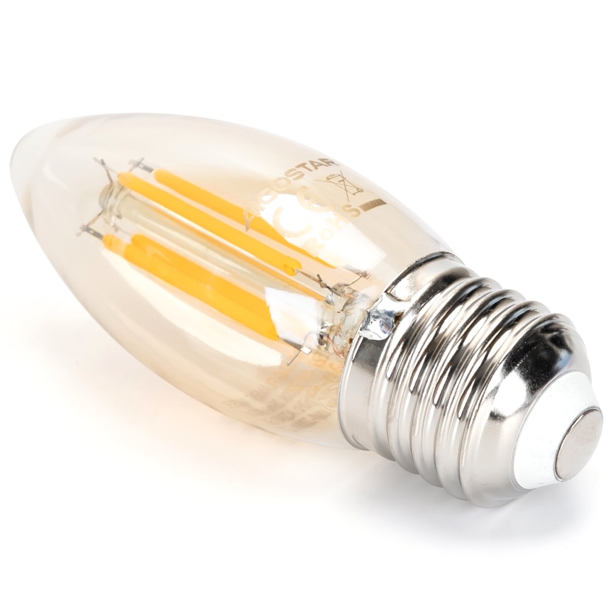 LED pritemdoma elektros lemputė FILAMENT C35 E27/4W/230V 2200K - Aigostar